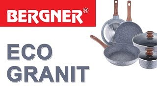 Сковороды Bergner серии Granit Eco с каменным покрытием