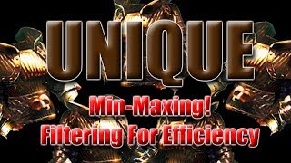Filtering Uniques For Maximum Efficiency