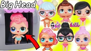 LOL Surprise Dolls + Lil Sisters Mix Wrong Big Heads and Pets for Spice New Pearl Look