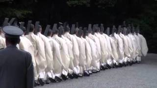 伊勢神宮　正式神事の行列