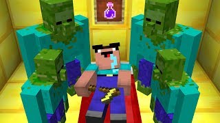 НУБ ПРОТИВ ЗОМБИ МУТАНТ НУБ В МАЙНКРАФТ – ТРОЛЛИНГ HACKER НЕВИДИМКОЙ В МАЙНКРАФТ! MINECRAFT