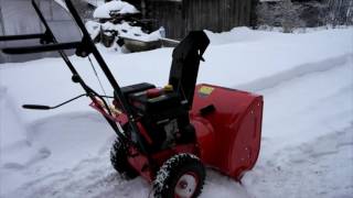 Обзор самоходного снегоуборщика SnowThrower 5.5hp, Loncin 182cc