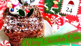 Ella's 25 Days of Christmas: Merry Chocolate Cake (Christmas Eve Cake :D )
