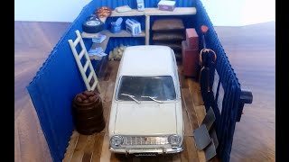 Как сделать диораму гаража 1/43 И новое качество!
