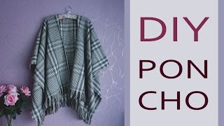 DIY Poncho | Делаем пончо за 5 минут