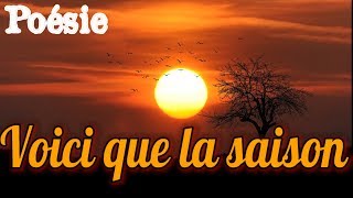 Poésie ? Voici que la saison de Victor Hugo ?