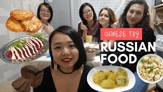 КИТАЙЦЫ ПРОБУЮТ РУССКУЮ ЕДУ