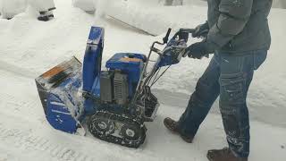 Обзор моей новой снегоуборочной машины Yamaha YS-624