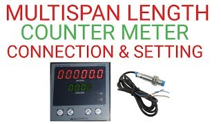 MULTISPAN LENGTH COUNTER METER CONNECTION AND SETTING
