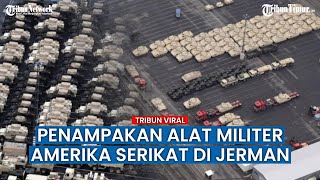 440 Unit Peralatan Militer AS yang Dikirim untuk Ukraina Terlihat di Pelabuhan Jerman