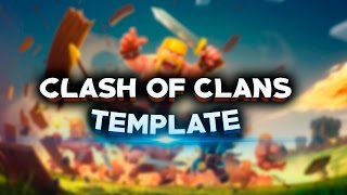 Template #1 Clash of Clans | (Free Download)