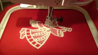 Дизайн новогодней машинной вышивки | Free Machine Embroidery Design – Lace Angel
