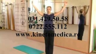 Scolioza Recuperare - Exercitii cu bastonul de gimnastica medicala sector 1 2 3 4 5 6 (partea I)