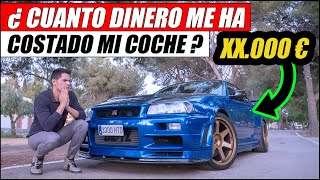 ¿CUÁNTO DINERO ME HA COSTADO MI COCHE? NISSAN SKYLINE R34 GTR | Supercars of Mike