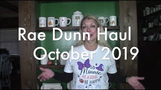 Rae Dunn Haul October 2019