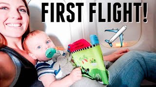 Baby Leo's First Plane Ride // Why Harold Didn't Come With Us!