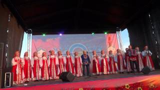 Хор РОССИЯНОЧКА Шуточная песня "Ой, мамка моя". 20 сентября 2014, День поселения, п. Отрадное