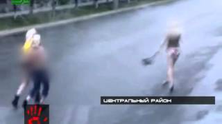 Стриптиз на дороге