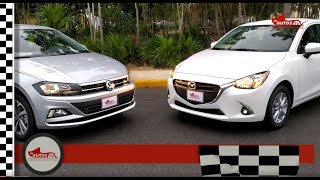 Mazda 2 sedán vs VW Virtus 2020 ¿Quién ganará esta batalla?