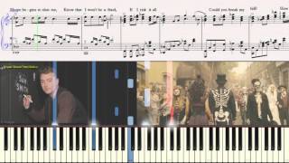 Sam Smith Writing's on the wall (Ноты для фортепиано) (piano cover)