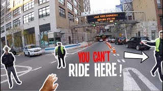CAPTURED BY POLICE RIDING BMX IN NYC!