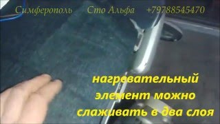 Установка универсального подогрева сиденья на мото BMW тел +79788545470 Симферополь
