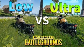 PUBG PC on Ryzen 3 1200 - GTX 1060 3GB | 1080p - ULTRA - HIGH - MEDIUM - LOW - VERY LOW