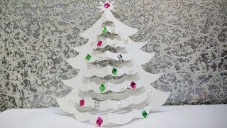 ЕЛОЧКА ИЗ БУМАГИ 3D Paper Christmas Trees