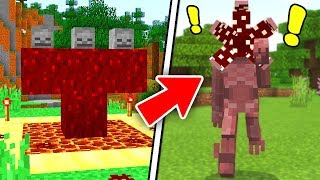 Minecraft HOW TO SUMMON A DEMOGORGON / MINECRAFT STRANGER THINGS MOD !! Minecraft Mods