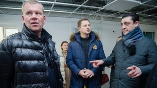 Рабочий визит главы Ленинского городского округа в Дрожжино (14.12.2019) Поликлиника