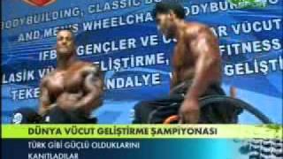 TRTSPOR DÜNYA VÜCUT GELİŞTİRME ŞAMPİYONASI TOLGA MURAT BALIKÇI