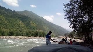 Full View Beas River At Kullu, Manali, Himachal Pradesh !! Beauty Of Himachal !!