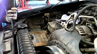 6.0 Liter Ford Powerstroke Cab Removal for Head Gaskets
