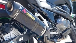 Kawasaki Z800 Akrapovič full system exhaust