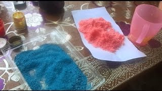 Цветной песок своими руками | Colored sand with his hands