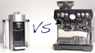 Nespresso vs Breville Barista Express