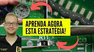 Como Soldar SMD com Ferro de Solda e Pasta de Solda - Eletrônica Fácil