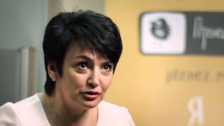 Ирина Нефедова в поддержку благотворительного марафона Птенец.ру