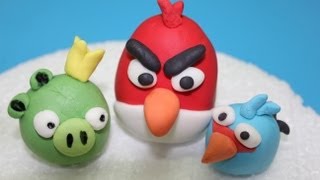 Cómo modelar figuras en fondant: Angry Birds