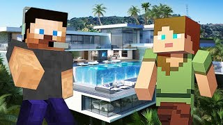 FINISHING OUR HOUSE!! MINECRAFT w/ MY GIRLFRIEND!! (Minecraft #8)