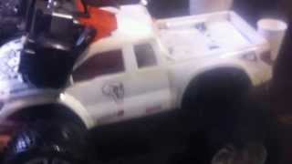 Custom Stihl gas powered RC monster truck