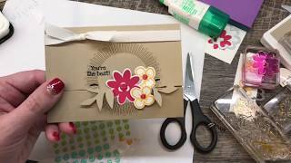 How to create a Gatefold Card with Stampin Up's Bouquet Blooms Bundle!