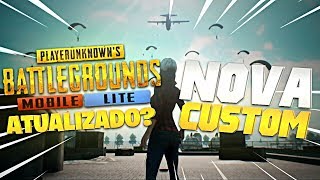 ATUALIZAÇÃO PUBG MOBILE LITE? NOVA CUSTOM ATUALIZADA, Optimização, Renderização aumentada, etc