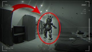 СНЯЛИ НА Камеру ФРЕДДИ из ФНАФ в 3 ЧАСА НОЧИ!!! АНИМАТРОНИК на Видео / five nights at freddy's fnaf