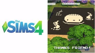 The SIMS 4 "minit Pixel Art (The Octopus)"