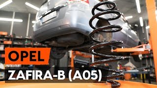 Cómo cambiar los muelles de suspensión traseros en OPEL ZAFIRA-B 2 (A05)[VÍDEO TUTORIAL DE AUTODOC]