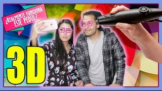 ¿Realmente funciona este pedul? PLUMA 3D