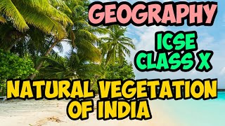Natural Vegetation of India | Geography ICSE 2020 Class 10 | Explained in English & Hindi