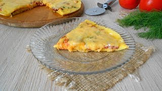 Пицца на сковороде 10 минут и готово! А какая вкусная!