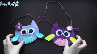 Сумочка сова из фетра своими руками / DIY / Owl of felt
